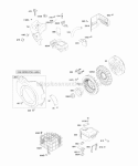 Part Location Diagram of 699854 Briggs and Stratton Engine Muffler Guard Screw